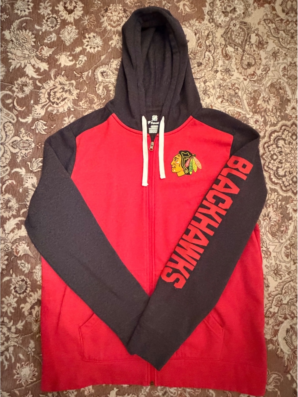 NHL Fanatics Chicago Blackhawks Zip Up Hoodie